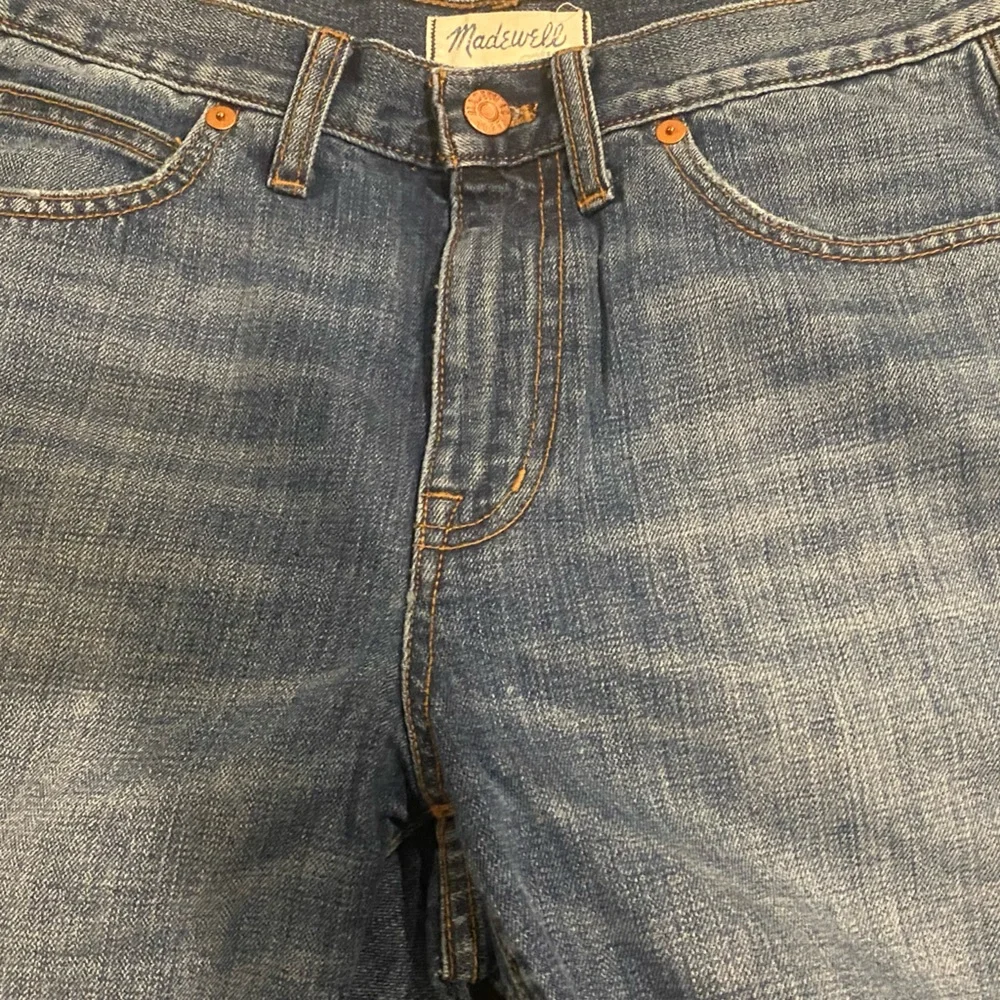 MADEWELL HIGH-RISE DENIM BOY SHORTS